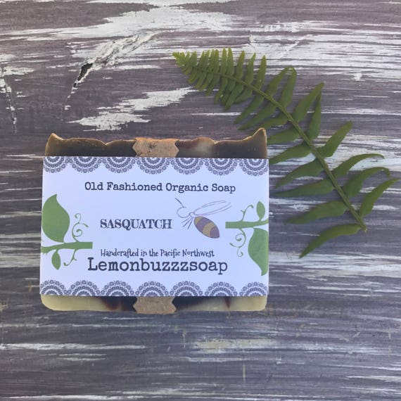 Sasquatch Soap+Organic Soap+Handmade Soap+Sasquatch Gift+Gift For Him+Gift  For Guys+Gift For Dad+Mens Soap+Natural Soap+Ecofriendly Gift