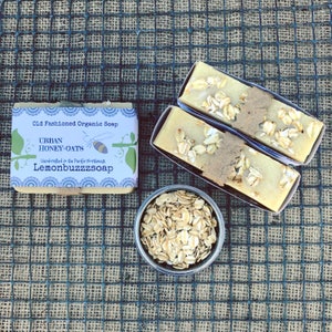 Urban Honey & Oats+Organic Soap+Seed Paper+Natural Soap+Chemical Free+Ecofriendly+Healthy+Soap+Gift For Her+Gift For Him+Unique Gift