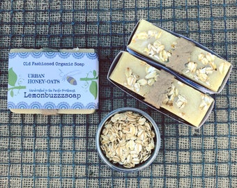 Urban Honey & Oats+Organic Soap+Seed Paper+Natural Soap+Chemical Free+Ecofriendly+Healthy+Soap+Gift For Her+Gift For Him+Unique Gift