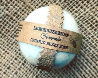 Organic Chamomile Bath Bombs+Organic Bath Fizzy+Gift For Her+Gift For Him+Bath Bomb Gift+Vegan Bath Bomb+Organic Bath Bomb+Healthy+Fizzies