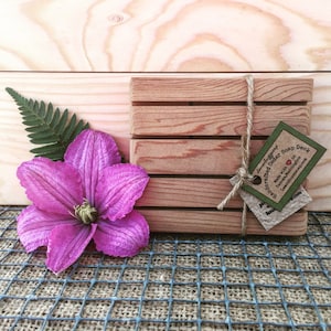 Handcrafted Cedar Soap DeckGift For HimGift For HerMade In WashingtonNatural Wooden Soap DishSoap TrayBathroom DecorDraining Dish image 1