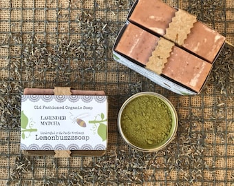 Lavender Matcha+Organic Soap+Seed Paper+Natural Soap+Chemical Free+Ecofriendly+Healthy+Soap+Gift For Her+Gift For Him+Unique Gift