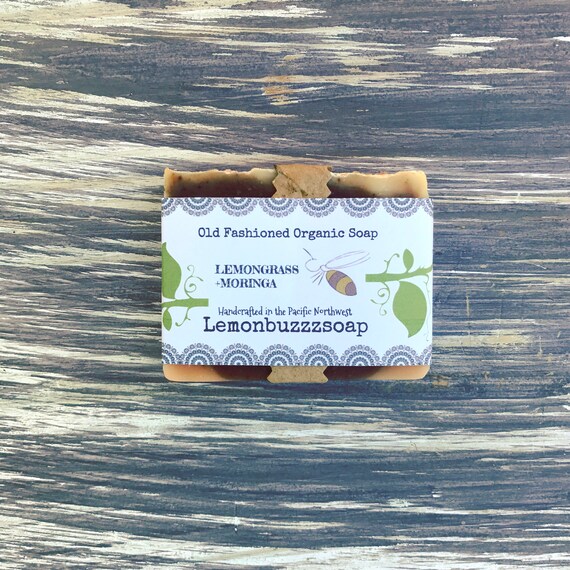 Lemongrass+Moringa Soap+Ecofriendly Soap+Organic Soap+Natural Handmade Soap+Organic Moringa Soap+Gift For Her+Gift For Him+Ecofriendly Gift