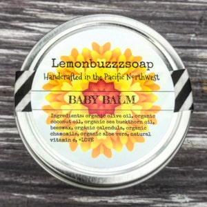 Baby BalmBaby OintmentDiaper BalmNatural Baby CareChamomile And Calendula BalmBaby SalveNatural BabyEcofriendlyHerbal Salve image 4