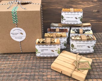 BEER LOVER'S Delight+Organic Craft Beer Soap+Mens Gift Set+Gift For Men+Beer Gift+Mens Soap Set+Manly Gift+Organic Soap Gift Set+Beer Soap