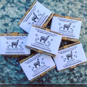 Organic Felted Soap+Cold Process Soap+Felted Alpaca Soap+Farm Soap+Alpaca Gift+Organic Soap Gift+Exfoliating Soap+Felted Soap+Handmade Soap