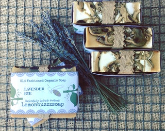 Lavender Rye Soap+Organic Beer Soap+Seed Paper+Lavender Soap+Organic Soap+Beer Soap+Gift For Her+Gift For Him+Unique Gift+Made In Washington