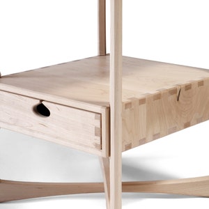 Maple Roke Side Table / Minimalist Side Table / Modern Nightstand image 4