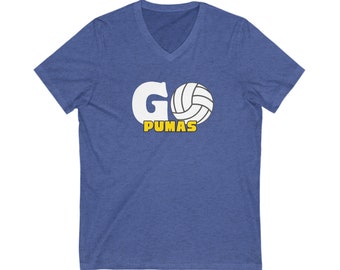 COACH SHIRT - Go Pumas Volleyball V-Neck Tee