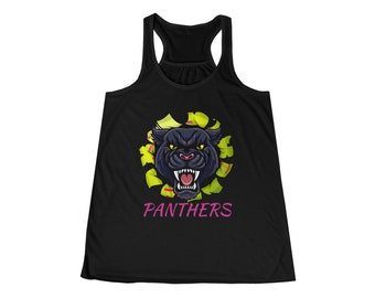 Panthers Softball Flowy Racerback Tank