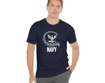 Coach  Navy Softball Short Sleeve Tee