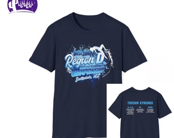 Tucson Synchro Region D Artistic Swimming Championship 2024 Unisex Softstyle T-Shirt