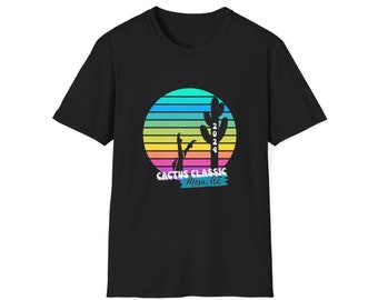 Cactus Classic 2024 Front Design Only Unisex Softstyle T-Shirt