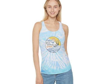 West Zone Tie Dye Racerback Tank Top