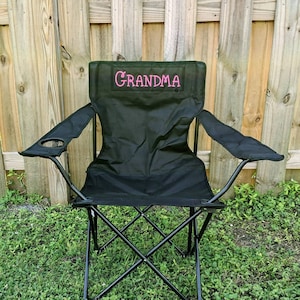 Custom Outdoor Camp Furniture - Monogrammed Quad Folding Chair - Custom Christmas Gift - Personalized Outdoor Chair - Teen Birthday Gift