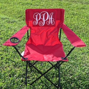 Custom Outdoor Furniture - Monogram Gift - Personalized Adult Folding Chair - Teen Camping Chair - Sports Chair - Personalized Outdoor Chair