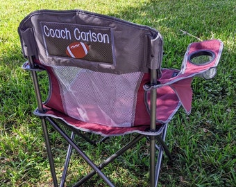 Custom Oversize Outdoor Camp Furniture, Monogram Adult Folding Chair, Camping Chair, Sports Chair, Personalized Outdoor Chair, Gift For Man