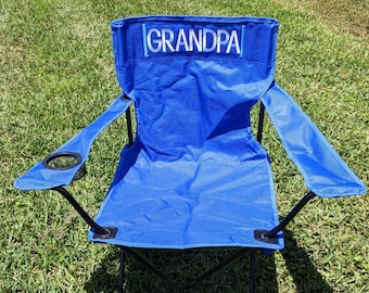 Custom Outdoor Camp Furniture - Monogrammed Adult Folding Chair - Custom Christmas Gift - Personalized Outdoor Chair - Birthday Gift