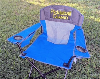 Muebles de exterior personalizados de gran tamaño para camping, silla plegable con monograma para adultos, silla de camping, silla deportiva, silla de exterior personalizada, regalo para hombre