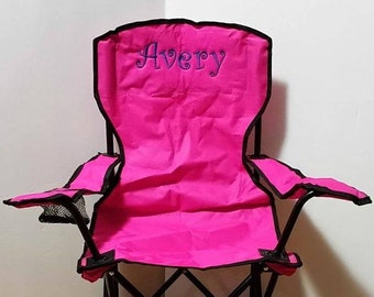 Personalized Camping Gift Toddler - Monogrammed Kids Folding Chair - Children Camping Chair - Kids Sports Chair - Outdoor Birthday Present