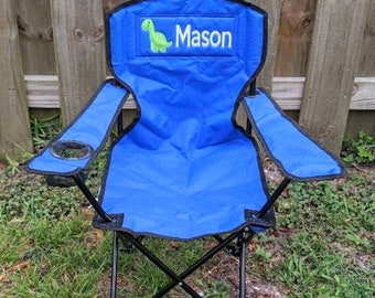 Personalized Gift Toddler - Monogrammed Kids Folding Chair - Children Camp Chair - Sports Chair - Outdoor Birthday Present Name - Glamping