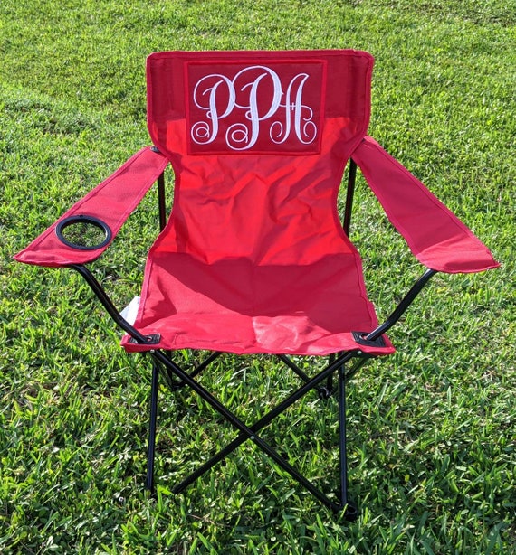 Custom Outdoor Furniture Monogram Gift Personalized Adult Folding