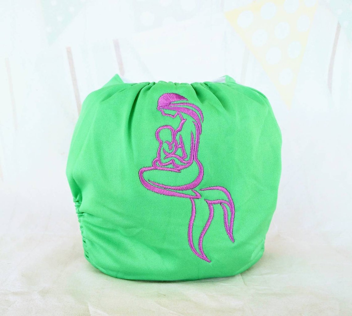 Breastfeeding Mermaid Cloth Diaper Mermaid Diaper Etsy