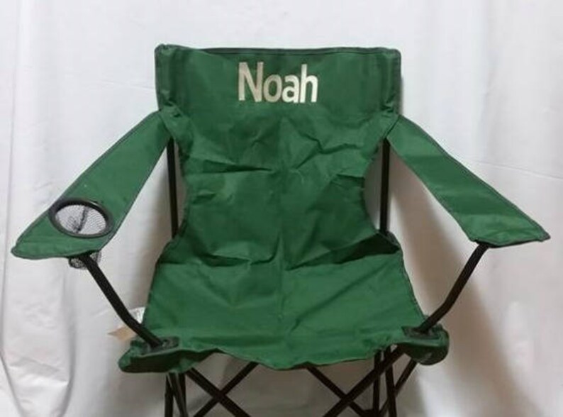 Muebles de camping personalizados para exteriores - Silla plegable monogramada para adultos - Regalo de Navidad personalizado - Silla de exterior personalizada - Regalo de cumpleaños imagen 3