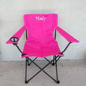 Custom Outdoor Camp Furniture - Monogrammed Adult Folding Chair - Camping Chair - Sports Chair - Personalized Outdoor Chair - Birthday Gift