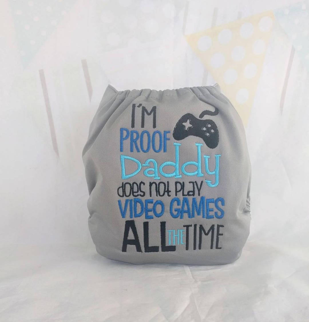 I'm Proof Daddy Does Not Play Video Games All The Time By HoopMama