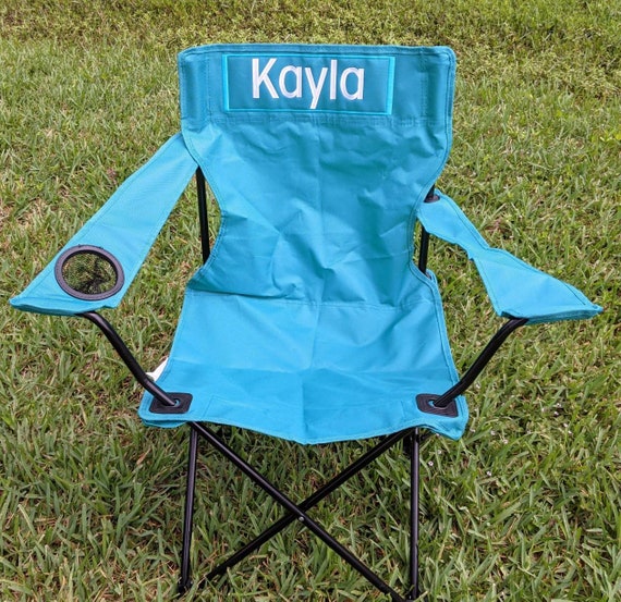 Custom Outdoor Camp Furniture Monogrammed Adult Folding Chair