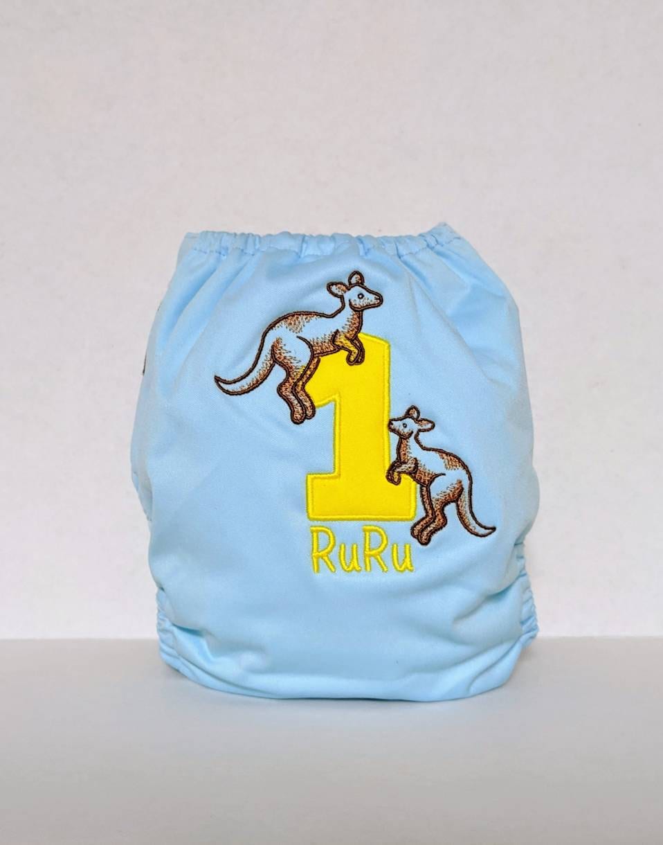 Kangaroo Cloth Diaper First Birthday Cloth Diaper Nappy Etsy