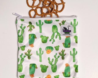 Reusable Snack Bag. Snack Bag with Zipper, Reusable Snack Bag Kid, Zero Waste Bag, Wet Bag for Bathing Suit, Wet Bag for Pad, Waterproof Bag