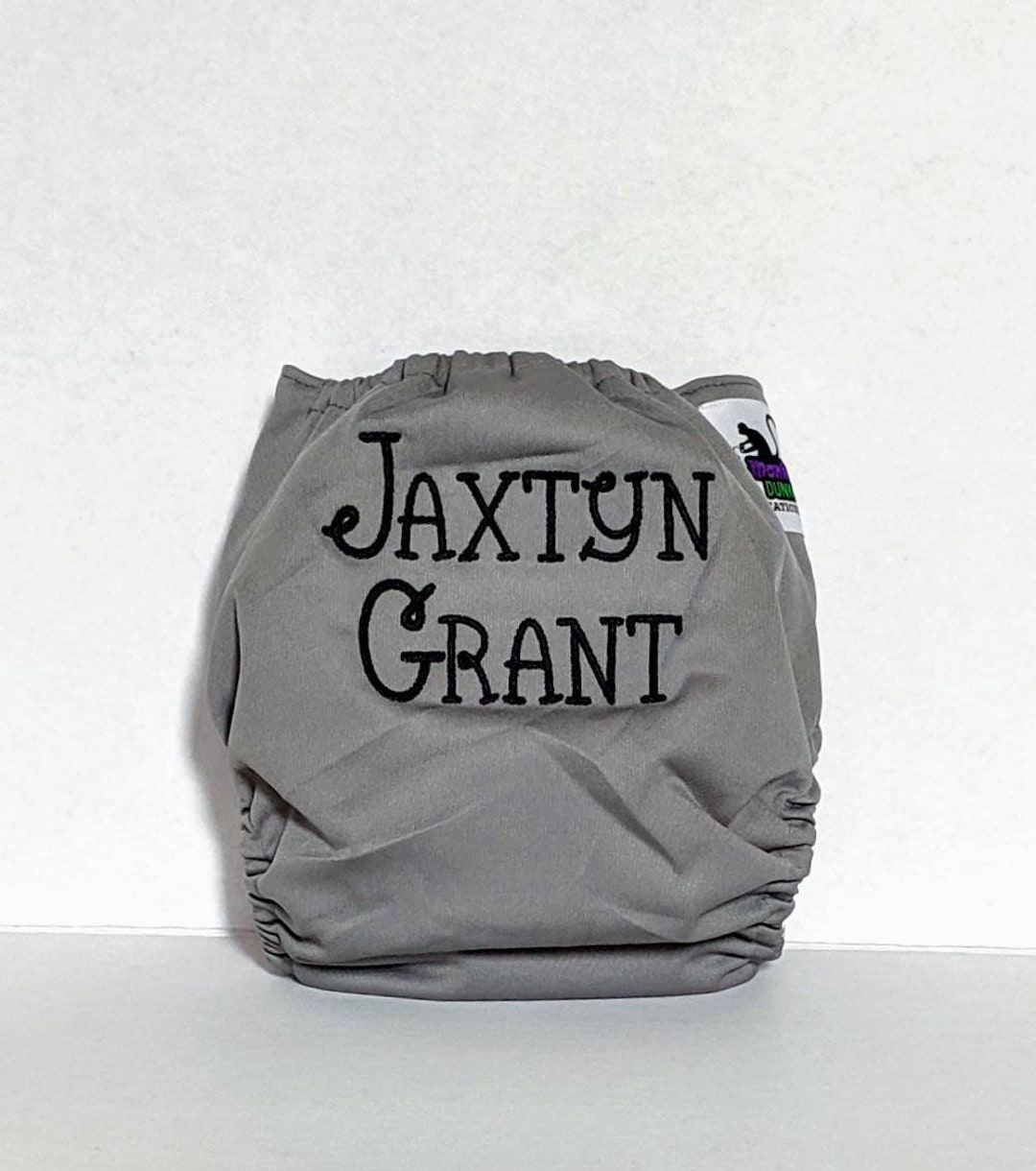 Personalized Cloth Diaper Monogram Baby Diaper Name Cloth Nappy All in