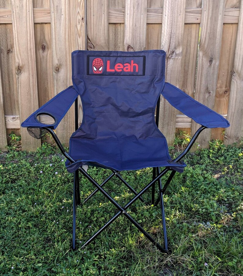 Custom Outdoor Camp Furniture Monogrammed Adult Folding Etsy Polska