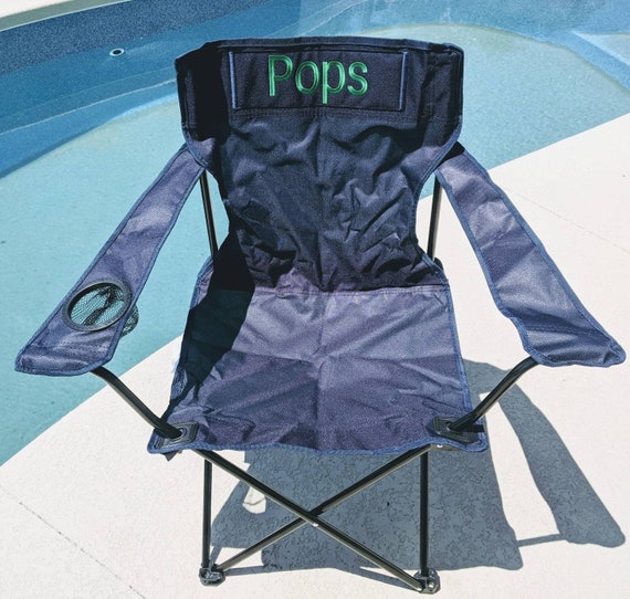 Custom Outdoor Camp Furniture Monogrammed Adult Folding Chair