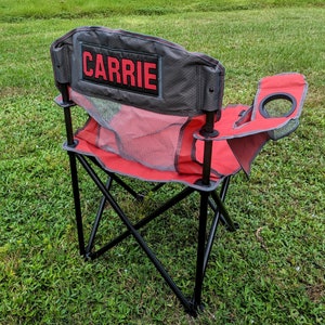Custom Oversize Outdoor Camp Furniture, Monogram Adult Folding Chair, Camping Chair, Sports Chair, Personalized Outdoor Chair, Gift For Man