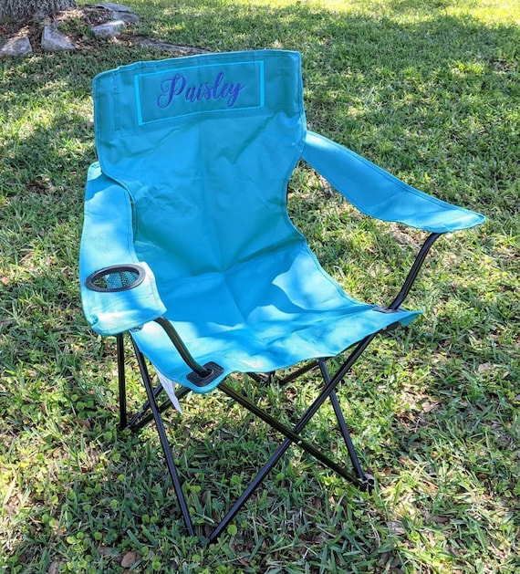 Custom Outdoor Camp Furniture Monogrammed Adult Folding Chair Camping Chair Sports Chair Personalized Outdoor Chair Birthday Gift Etsy