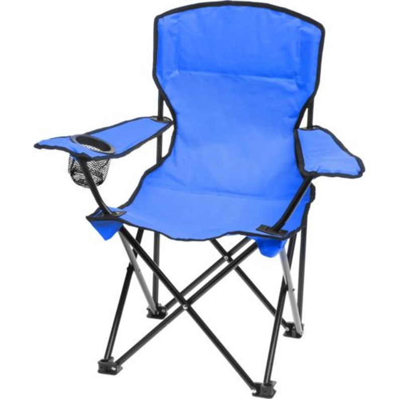 Personalized Camping Gift Toddler Monogrammed Kids Folding Chair Children Camping Chair Kids Sports Chair Outdoor Birthday Present Royal Blue Chair