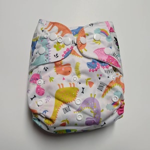 Dinosaur Cloth Diaper - Pocket Cloth Diaper - Cloth Diaper Inserts - Cloth Diaper Pocket - Baby Clothes - Baby Shower Gift - Cloth Nappy