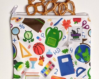 Återanvändbar snackspåse. Snackspåse med dragkedja, Återanvändbar snackspåse för barn, Zero Waste-påse, Våtpåse för baddräkt, Våtpåse för myggunderlag, Vattentät väska