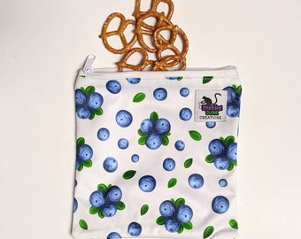 Reusable Snack Bag. Snack Bag with Zipper, Reusable Snack Bag Kid, Zero Waste Bag, Wet Bag for Bathing Suit, Wet Bag for Pad, Waterproof Bag