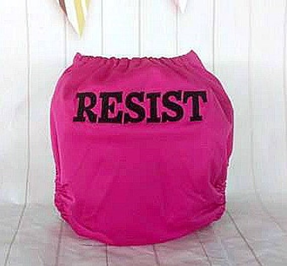 Resist Cloth Diaper Donation Item March on DC Nappy Pocket Etsy
