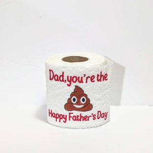 Funny Fathers Day Gift - Funny Gift for Boyfriend - Gift For Husband - Present for Dad - Embroidered Toilet Paper - Gift for Dad - Gag Gift