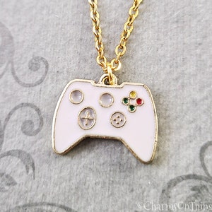 Controller Necklace Gamer Necklace Video Game Jewelry Gamer Gift Charm Necklace Gamer Jewelry Gaming Gift Pendant Necklace Nerd Necklace