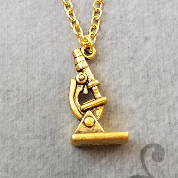 Microscope Jewelry Etsy
