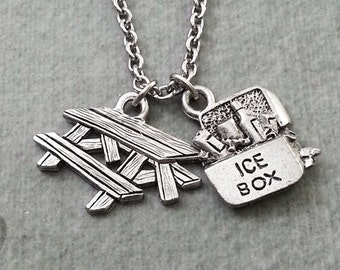 Picnic Table Necklace Cooler Necklace Picnic Necklace Icebox