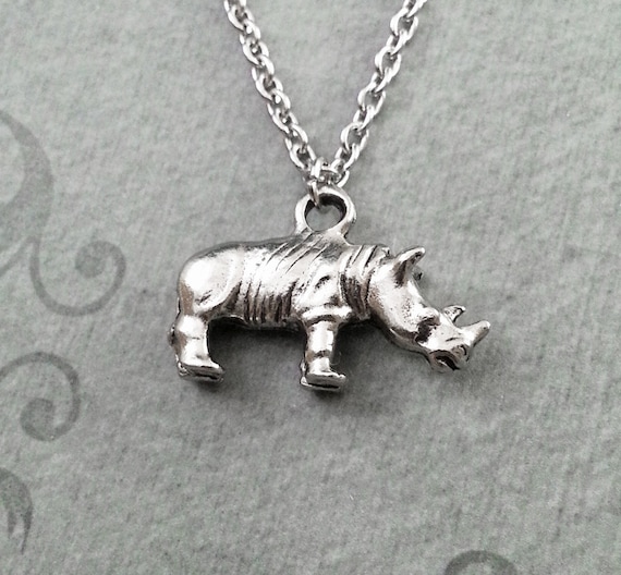Rhino necklace hotsell