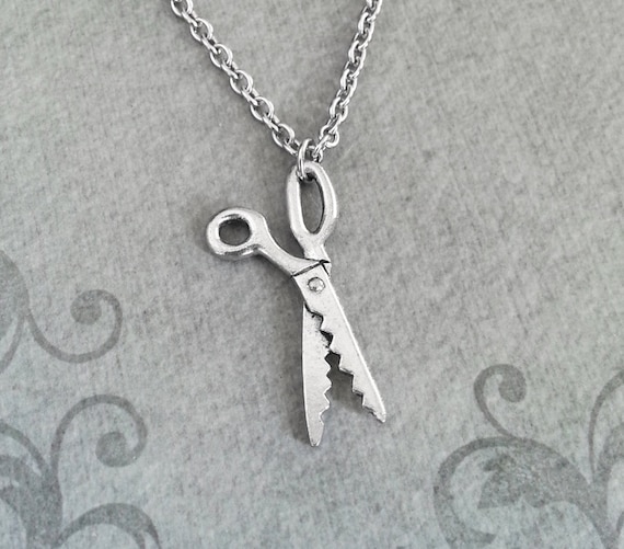 Scissors Necklace SMALL Scrapbooking Scissors Jewelry 