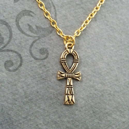 Ankh Necklace VERY SMALL Ankh Jewelry 